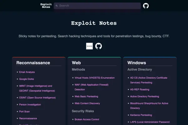 Exploit Notes